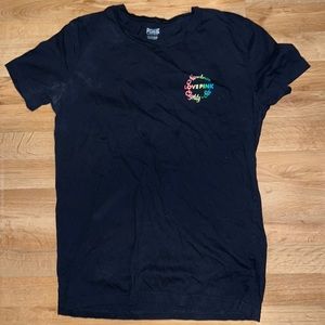 Pink brand short sleeve oversized shirt